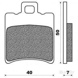 Coppia pastiglie freno per Aprilia SR e scooter va