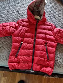 Piumino leggero con cappuccio DJ85°C Rosso Tag. M.