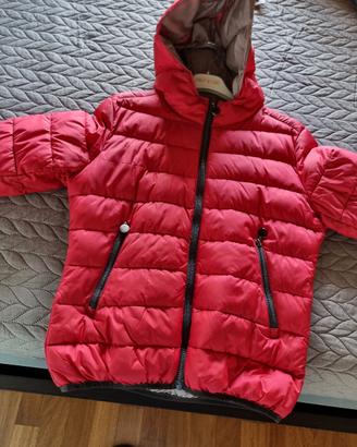 Piumino leggero con cappuccio DJ85°C Rosso Tag. M.