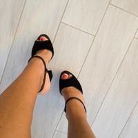 sandali pelle colore nero dsquared2