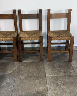 Sedie in rovere