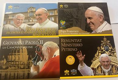 Lotto 4 Folder Ufficiali Poste Vaticane – Filateli