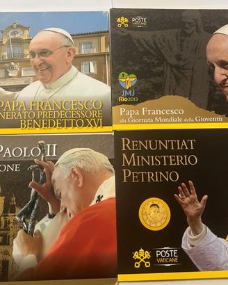 Lotto 4 Folder Ufficiali Poste Vaticane – Filateli