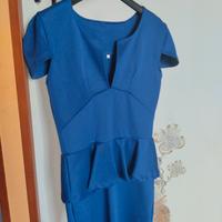 vestito blu donna 