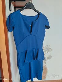 vestito blu donna 