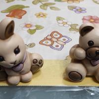 Thun Teddy e coniglietto Bauli