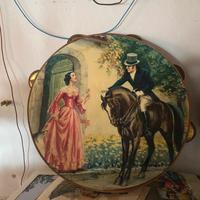 Tamburello dipinto a mano dell900