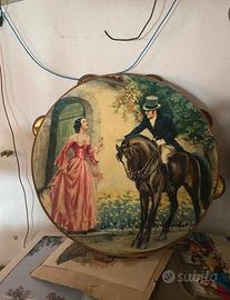 Tamburello dipinto a mano dell900