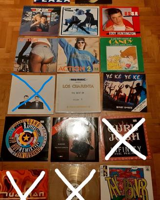 Vinili 33 giri vario genere anni 80 e 90
