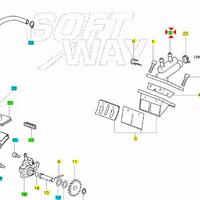 Collettore aspirazione Aprilia RS50 AP8206602