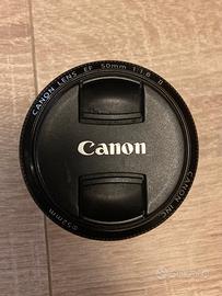 Obiettivo Canon EF 50mm 1:1.8 II Ø52mm