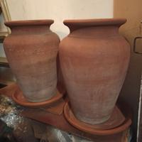 Coppia anfore terracotta