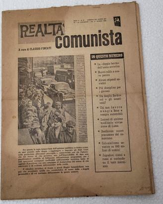 REALTA’ COMUNISTA 1/1/1961