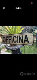 Insegna in ferro “OFFICINA”