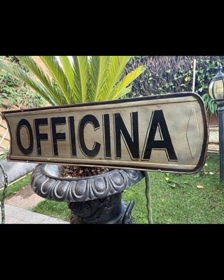 Insegna in ferro “OFFICINA”
