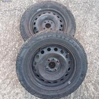 2 cerchi e gomma invernale 185/60  R 14