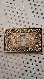 Placche bronzate ottone biticino magic
