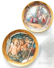 Due Piatti da collezione vintage raffinati
