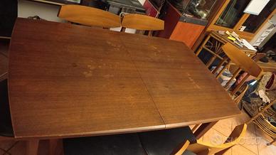 Tavolo pranzo allung. design Wilhelm Renz 60's 