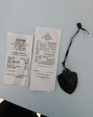 Piumino Blauer Wave Nero con cappuccio - Taglia M