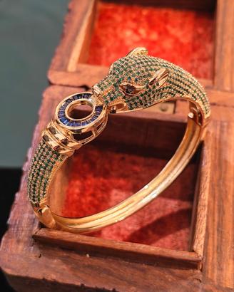 Bracciale stile animalier leopardo da donna 