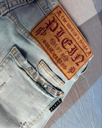 Jeans Philipp Plein Life Straight Cut uomo tg 32