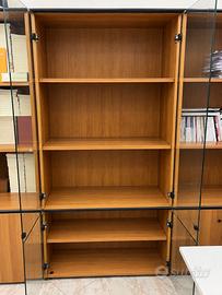 Libreria vetrina ufficio ante in vetro