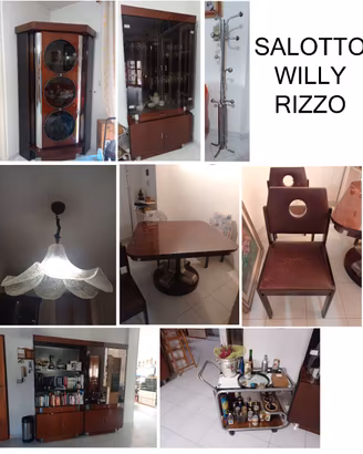 Salotto Willy Rizzo anni 70 Vintage oltre mobili