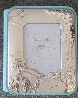 Album per foto con cornice argento in copertina
