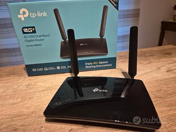 Router 4G+ con SIM TP-Link Archer MR600 AC1200