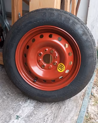 Ruotino di scorta originale  135/80 B13 4x98 Fiat