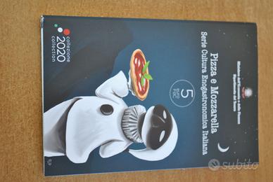Moneta 5 euro Ag Pizza e Mozzarella