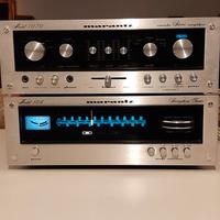 Marantz 1070 e 104B amplificatore e radio