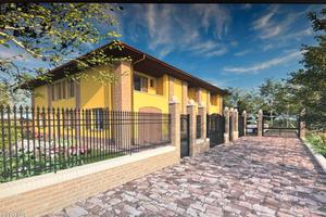 Rustico con progetto approvato per 3 ville