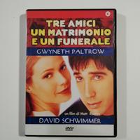 DVD film Tre Amici un Matrimonio e un Funerale 
