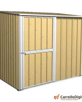 Box casetta giardino Acciaio 174x100 beige