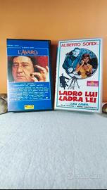VHS Alberto Sordi - Ladro lui,ladra lei + L'avaro 