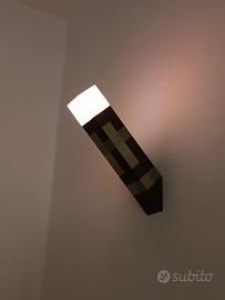 Torcia LED a muro stile Minecraft