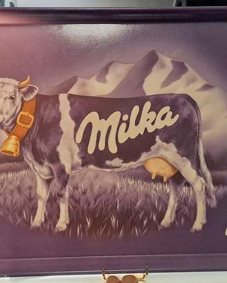 Raro vassoio pubblicitari MILKA anno 70