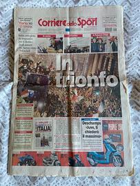 11 luglio 2006 Italia campione corriere sport