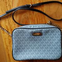 Borsa azzurra cm 24x16 Michael Kors