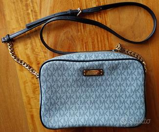 Borsa azzurra cm 24x16 Michael Kors