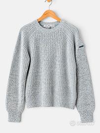 Maglione uomo Tommy Hilfiger Jeans azzurro cotone