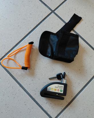 Bloccadisco con allarme 7 mm