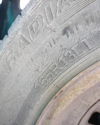 cerchi e gomme alte panda 141