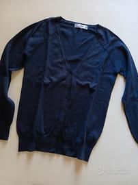 Cardigan blu zara Xl vestibilità scarsa