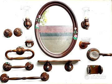 SET ARREDO BAGNO  IN LEGNO