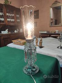 Lampada antica in cristallo di Boemia