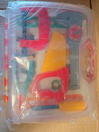 valigia con attrezzi lavoro gioco nuova vintage 