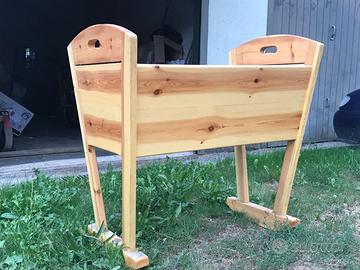 Culla in legno di pino chiaro